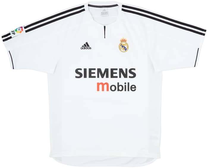 2003-04 Real Madrid Home Shirt Zidane #5 - 6/10 - (M)