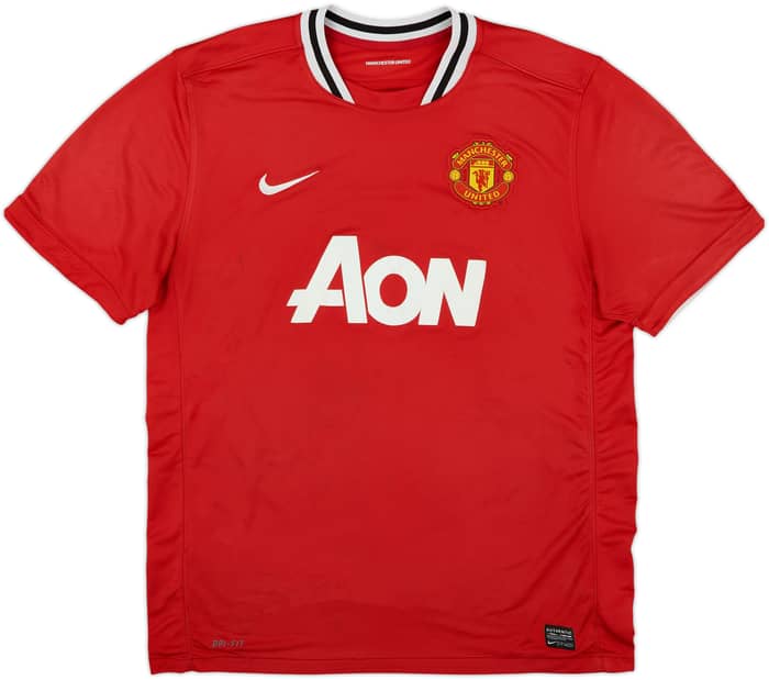2011-12 Manchester United Home Shirt Rooney #10 - 6/10 - (XL)