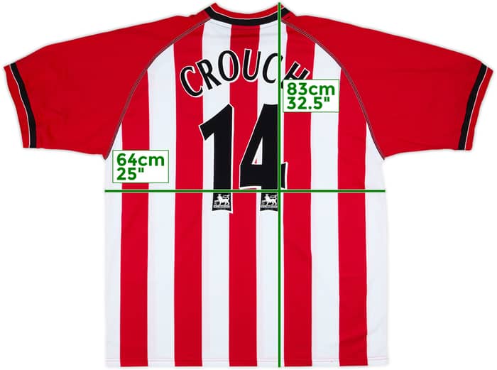 2003-05 Southampton Home Shirt Crouch #14 - 10/10 - (XXL)