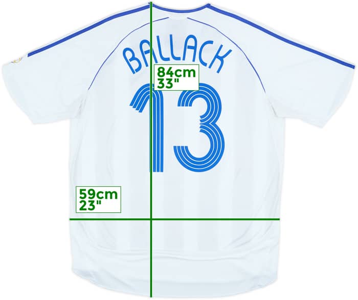 2006-07 Chelsea Away Shirt Ballack #13 - 7/10 - (XL)