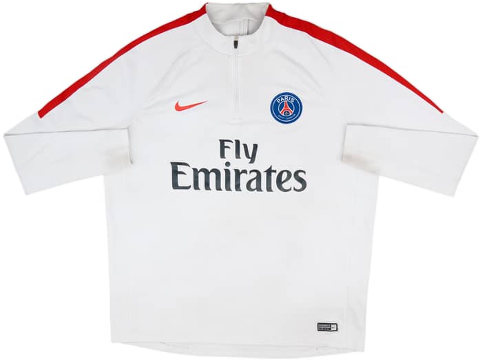 2016-17 Paris Saint-Germain Nike 1/4 Zip Drill Top - 4/10 - (XL)