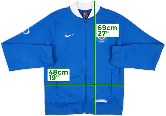 2006-07 Brazil Nike Track Jacket - 8/10 - (M)