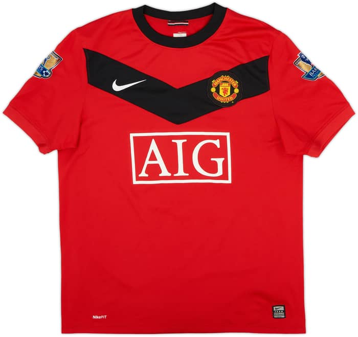 2009-10 Manchester United Home Shirt Rafael #21 - 9/10 - (M)
