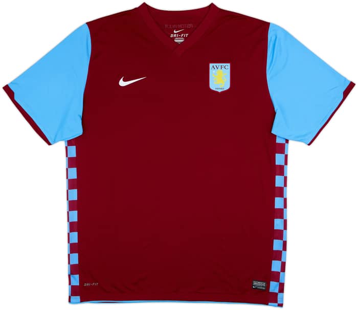 2010-11 Aston Villa Player Issue Home Shirt Petrov #19 - 9/10 - (XXL)