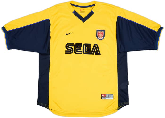 1999-01 Arsenal Away Shirt Bergkamp #10 - 9/10 - (XL)