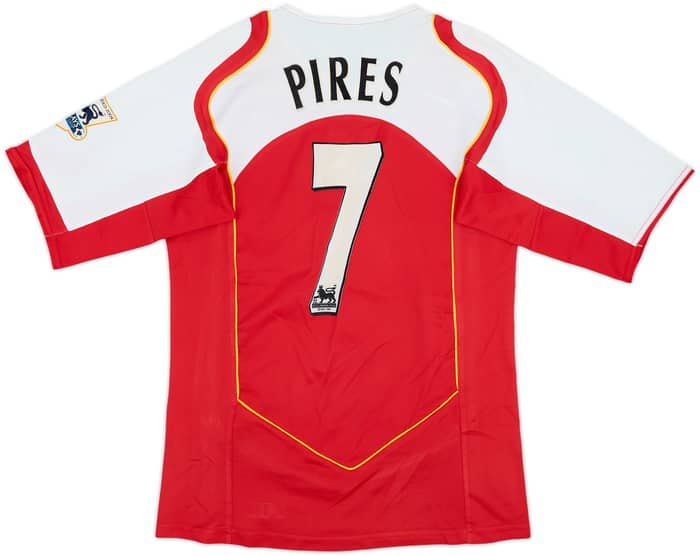 2004-05 Arsenal Home Shirt Pires #7 - 8/10 - (S)