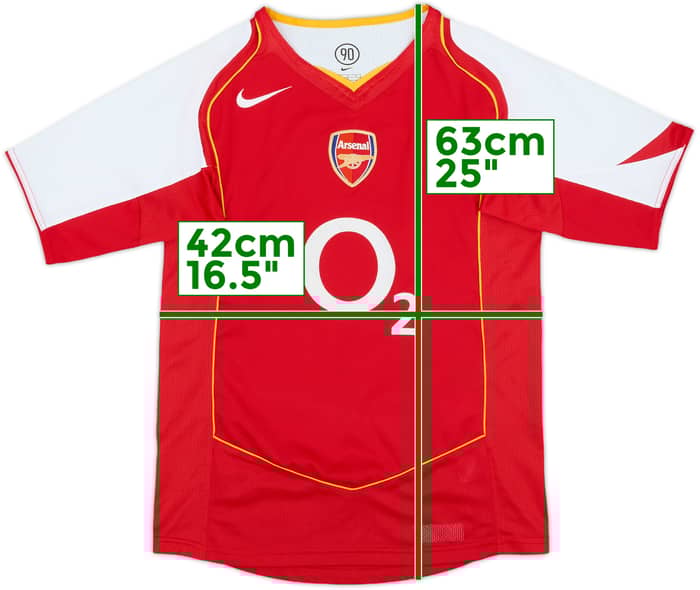 2004-05 Arsenal Home Shirt - 9/10 - (L.Boys)