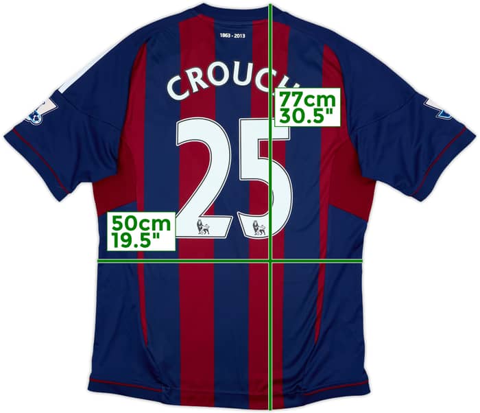 2012-13 Stoke '150 Years' Away Shirt Crouch #25 - 10/10 - (L)