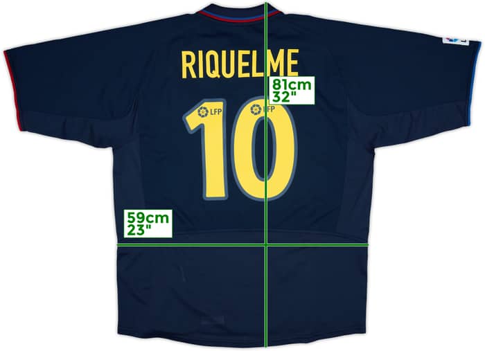 2002-03 Barcelona Away Shirt Riquelme #10 - 8/10 - (XL)