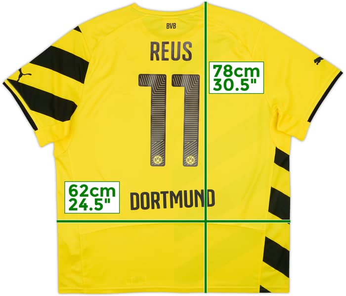 2014-15 Borussia Dortmund Home Shirt Reus #11 - 6/10 - (XXL)