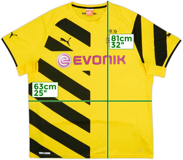 2014-15 Borussia Dortmund Home Shirt - 7/10 - (XXL)