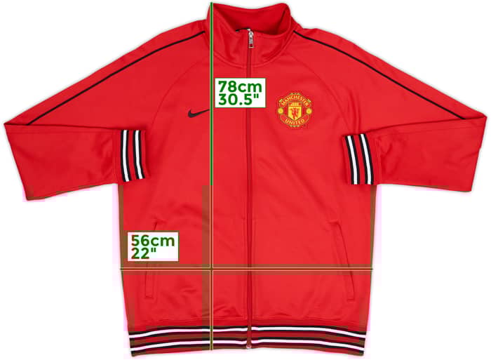 2011-12 Manchester United Nike Track Jacket - 8/10 - (L)