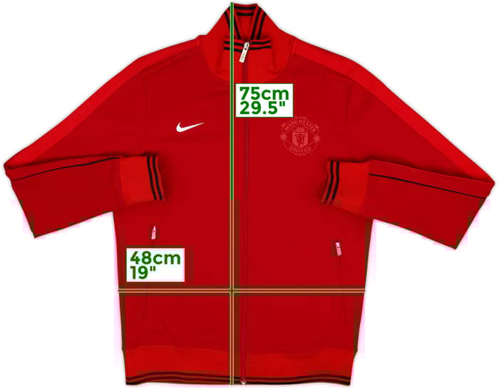 2013-14 Manchester United Nike Track Jacket - 9/10 - (M)
