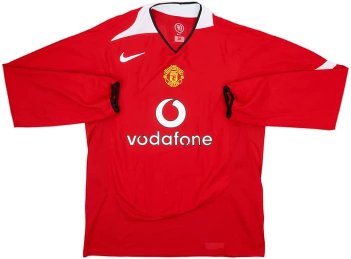 2004-06 Manchester United Home L/S Shirt v.Nistelrooy #10 - 10/10 - (L)