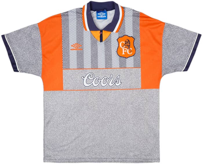 1994-96 Chelsea Away Shirt Gullit #4 - 8/10 - (L)