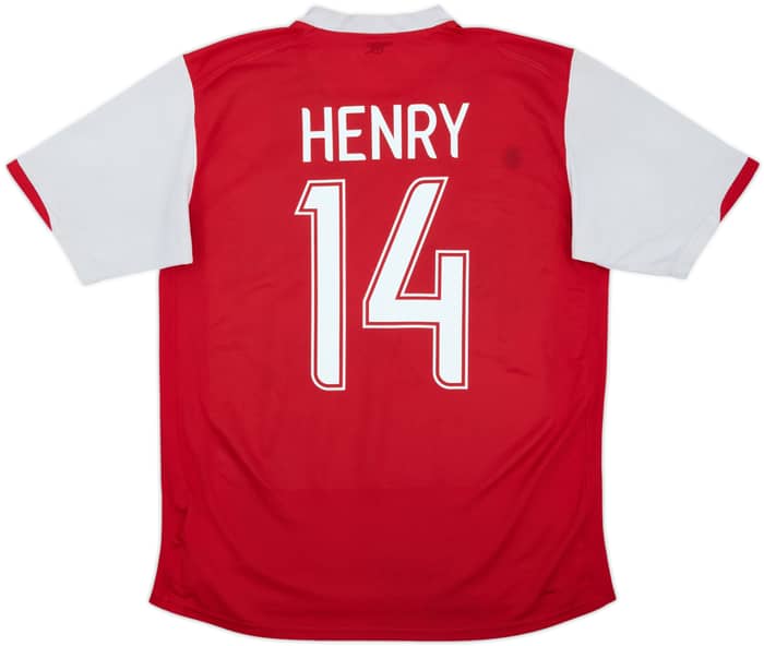 2006-08 Arsenal Home Shirt Henry #14 - 5/10 - (M)