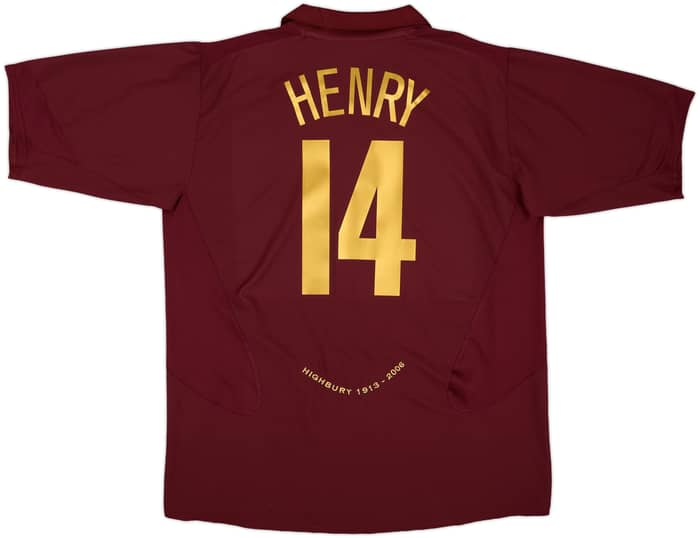 2005-06 Arsenal Home Shirt Henry #14 - 10/10 - (XXL)