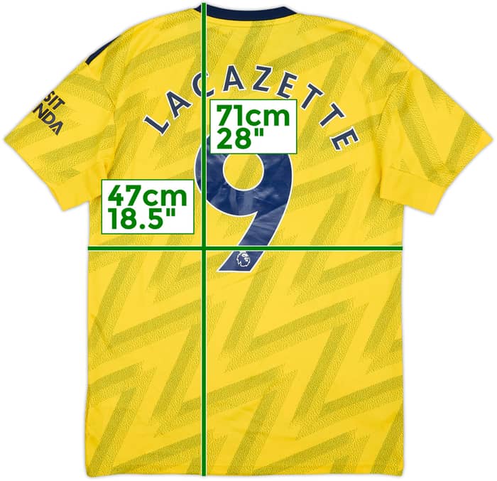 2019-20 Arsenal Away Shirt Lacazette #9 - 10/10 - (S)