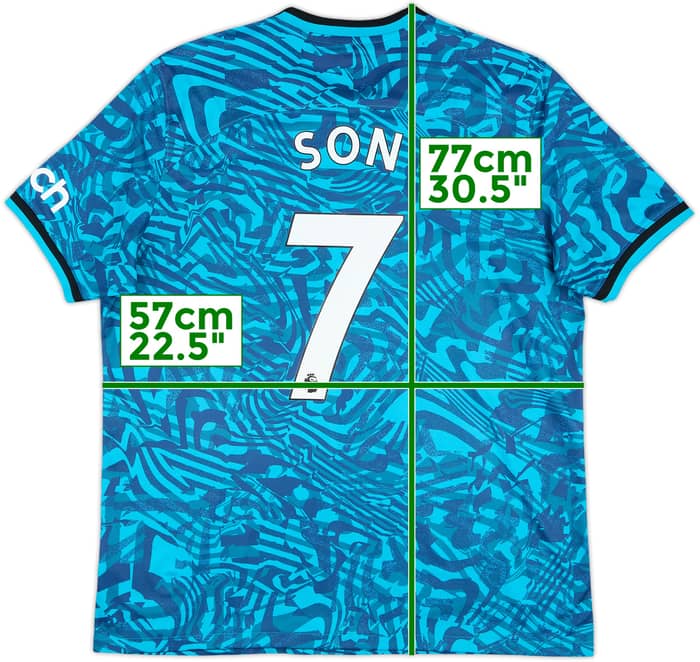 2022-23 Tottenham Third Shirt Son #7 - 9/10 - (XL)