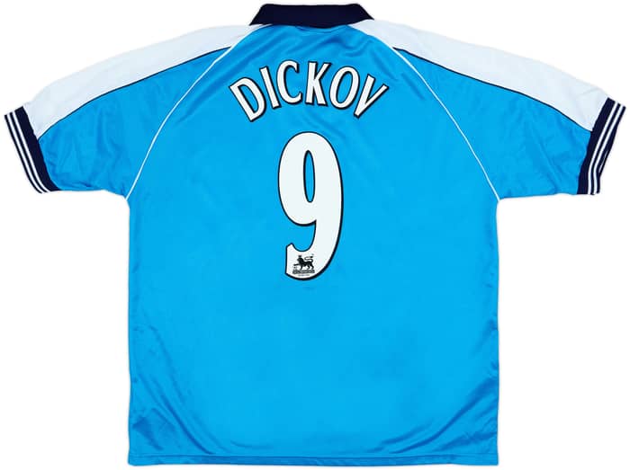 1999-01 Manchester City Home Shirt Dickov #9 - 8/10 - (XL)