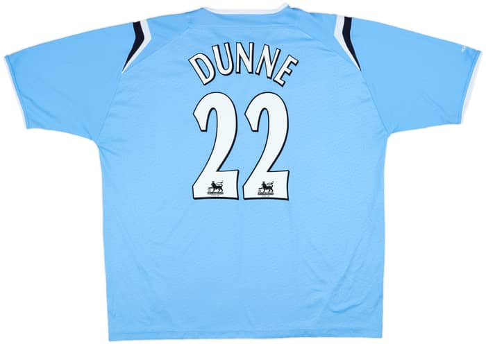 2004-05 Manchester City Home Shirt Dunne #22 - 6/10 - (XXL)