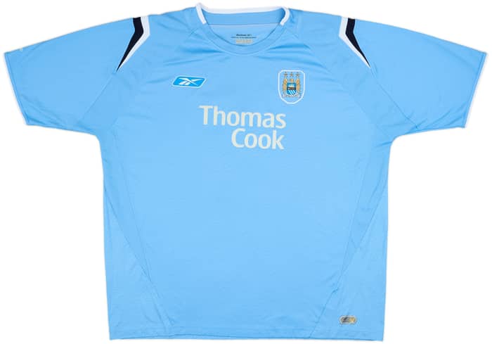 2004-05 Manchester City Home Shirt Dunne #22 - 6/10 - (XXL)