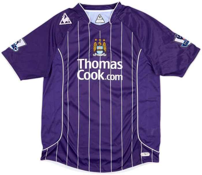 2007-08 Manchester City Away Shirt Petrov #15 - 8/10 - (L)