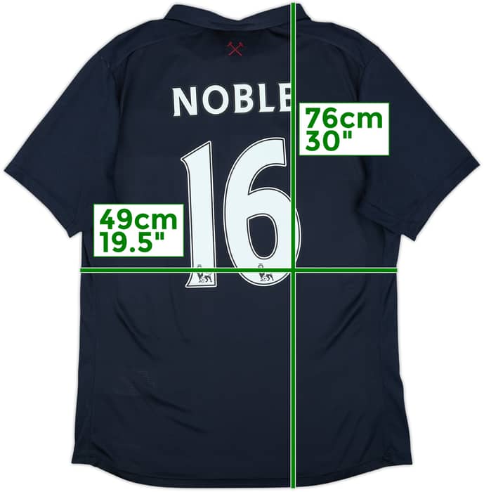 2016-17 West Ham "TIWFC" Third Shirt Noble #16 - 9/10 - (M)