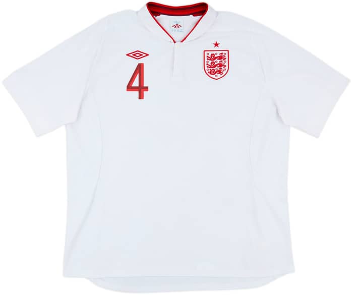 2012-13 England Home Shirt Gerrard #4 - 5/10 - (3XL)
