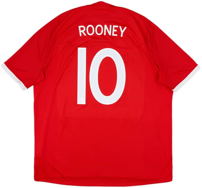 2010-11 England Away Shirt Rooney #10 - 10/10 - (XXL)
