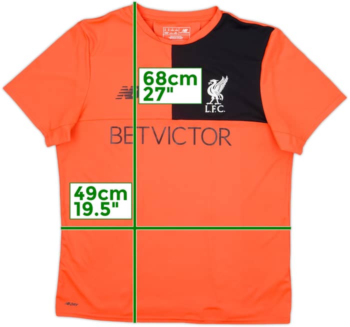 2016-17 Liverpool New Balance Training Shirt - 7/10 - (M)