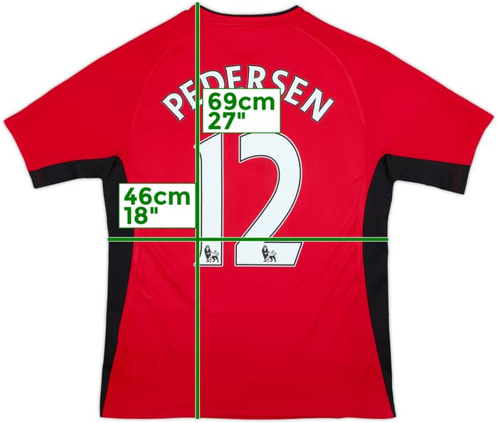 2010-11 Blackburn Away Shirt Pedersen #12 - 8/10 - (M)