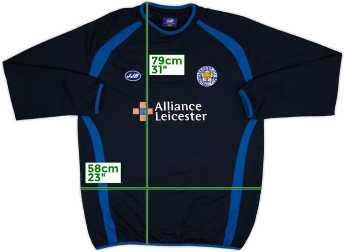 2005-06 Leicester JJB Drill Top - 7/10 - (M)