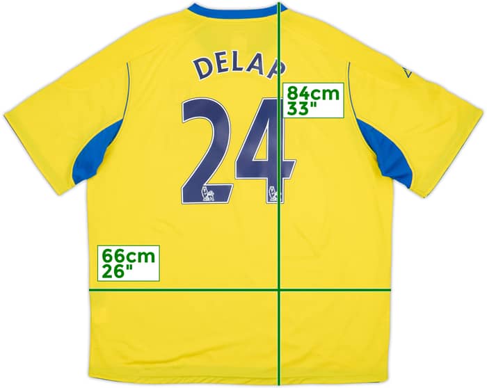 2008-09 Stoke City Away Shirt Delap #24 - 6/10 - (XXL)