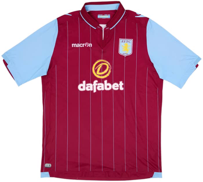 2014-15 Aston Villa Home Shirt Grealish #40 - 6/10 - (XXL)