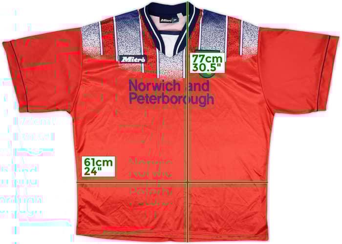 1996-97 Norwich Away Shirt - 9/10 - (XXL)