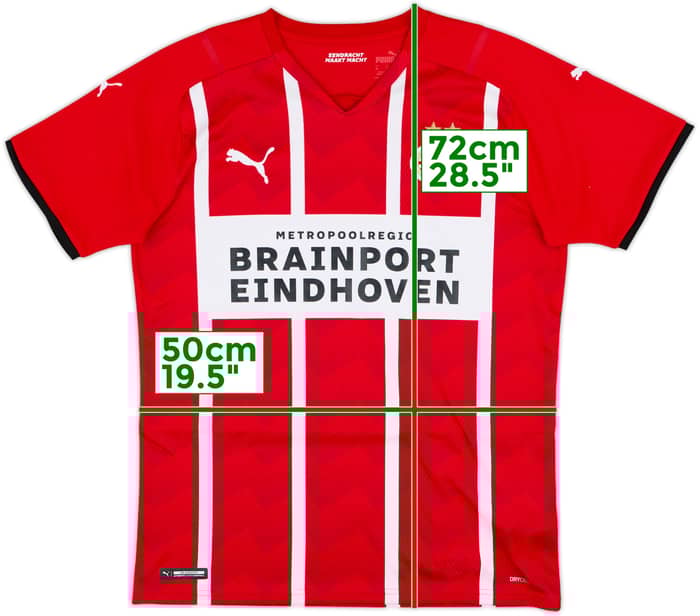 2021-22 PSV Home Shirt - 9/10 - (M)