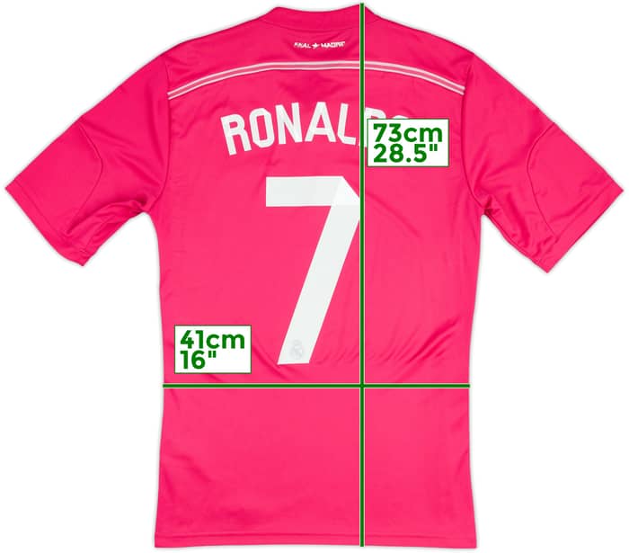 2014-15 Real Madrid Away Shirt Ronaldo #7 - 8/10 - (S)