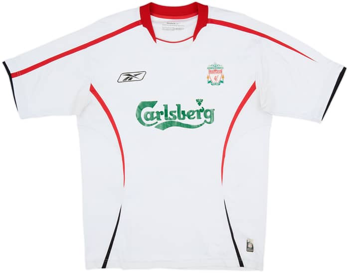 Camiseta de visitante del Liverpool 2005-06 Alonso #14 - 6/10 - (M)
