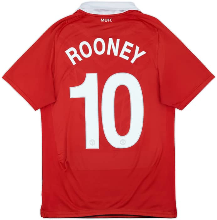 2010-11 Manchester United Home Shirt Rooney #10 - 5/10 - (S)