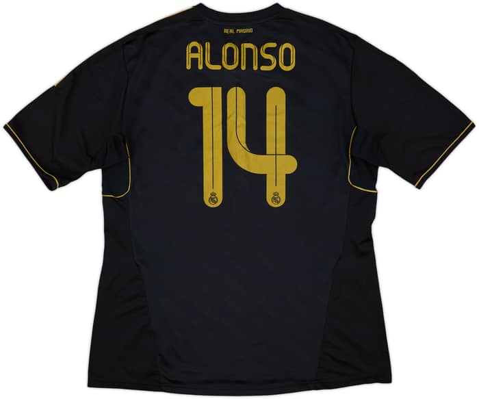 2011-12 Real Madrid Away Shirt Alonso #14 - 9/10 - (XL)