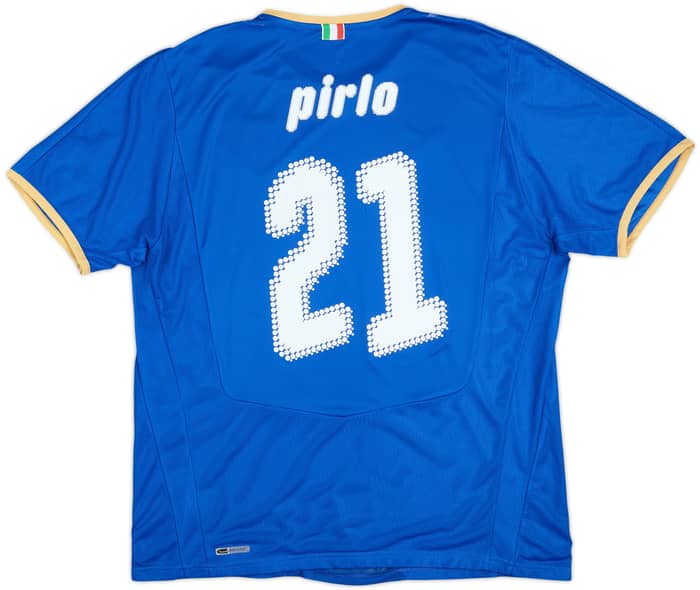 2007-08 Italy Home Shirt Pirlo #21 - 6/10 - (XL)