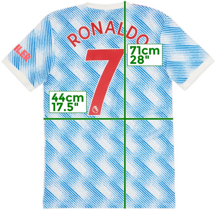2021-22 Manchester United Camiseta de Visitante Ronaldo #7 - 7/10 - (XS)