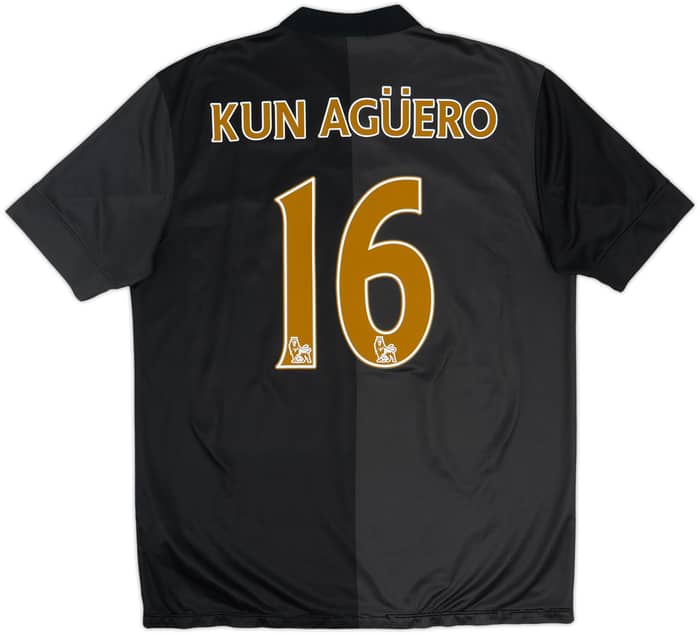 2013-14 Manchester City Camiseta de Visitante Kun Aguero #16 - 6/10 - (L)