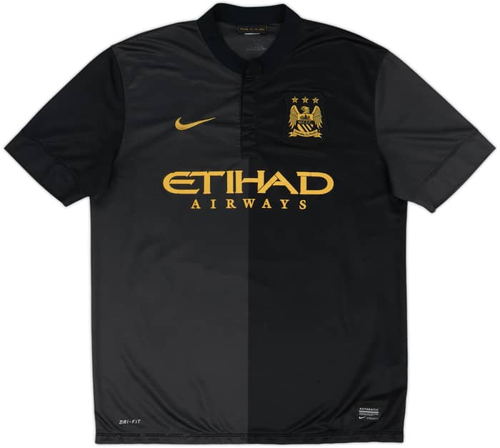 2013-14 Manchester City Camiseta de Visitante Kun Aguero #16 - 6/10 - (L)