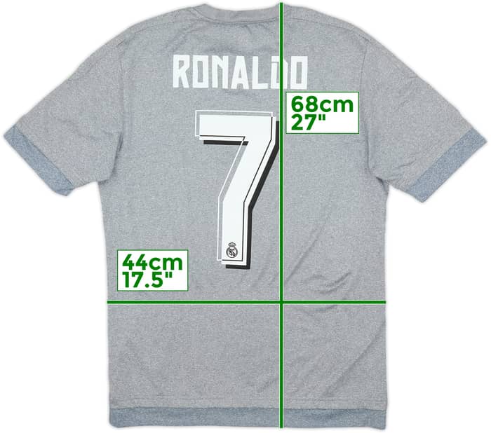 Camiseta de visitante del Real Madrid 2015-16 Ronaldo #7 - 7/10 - (S)