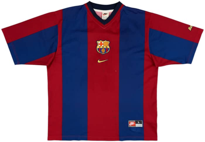 1998-00 Barcelona Basic Home Shirt - 5/10 - (L)