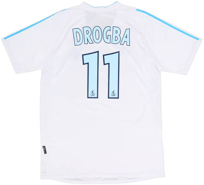 2003-04 Olympique Marseille Home Shirt Drogba #11 - 7/10 - (L)