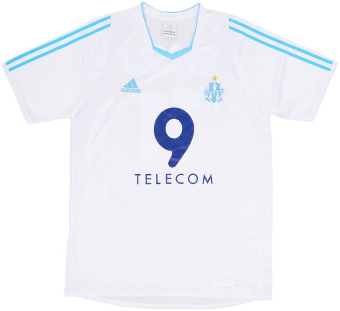 2003-04 Olympique Marseille Home Shirt Drogba #11 - 7/10 - (L)