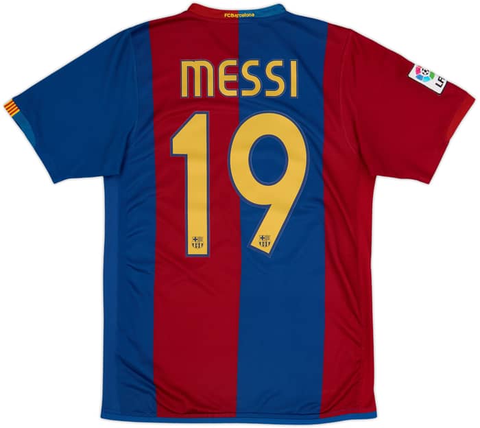 2006-07 Barcelona Home Shirt Messi #19 - 5/10 - (S)